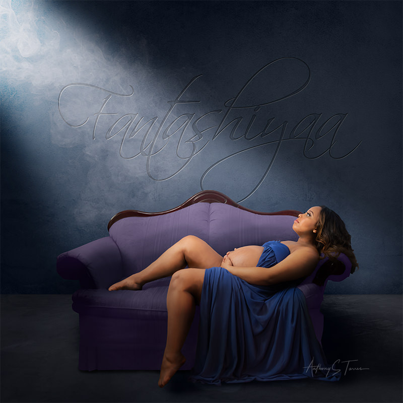 Fantashiyaa R., maternity boudoir, Raleigh NC